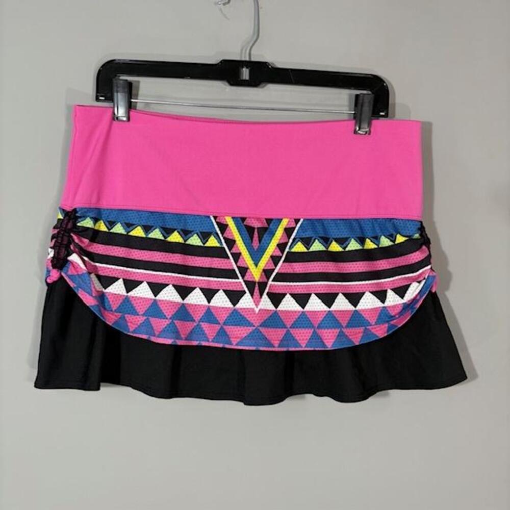 Lucky In Love Skort Teens 1 (12) Multicolor Geometric Tennis Built In Shorts